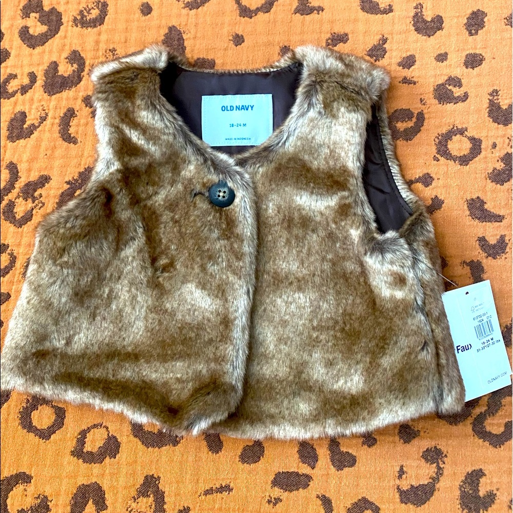Faux Fur Vest 🍂
